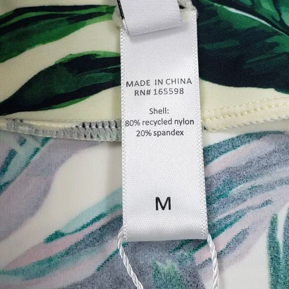 Andie Swim The Waikiki Dress Ivory Palm Tropical Print Summer Dress - Pick Size - Picture 9 of 16